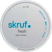 Skruf Fresh No. 2 Mint Medium Slim White