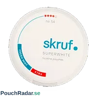 skruf SUPERWHITE no 54 Fresh Mint Extra Strong