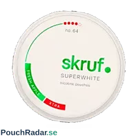 skruf SUPERWHITE no 64 Fresh Apple Extra Strong