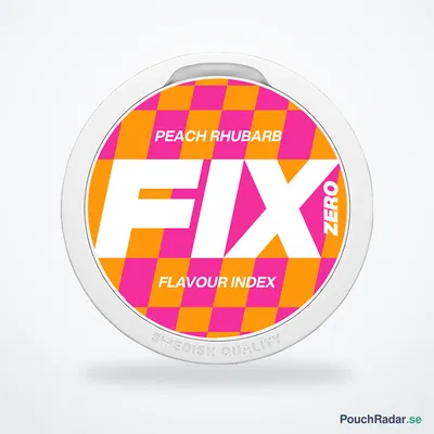 FIX Zero Peach Rhubarb Nikotinfri