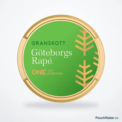 Göteborgs Rapé ONE Granskott Vit Portion