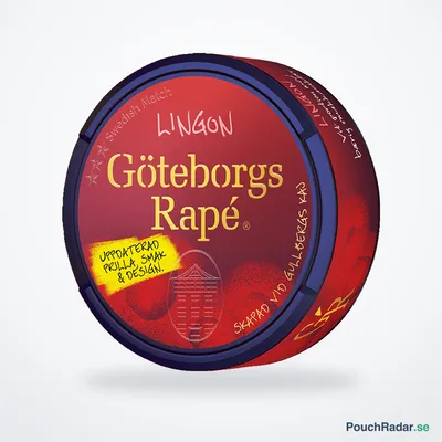 Göteborgs Rapé Lingon Vit Portion