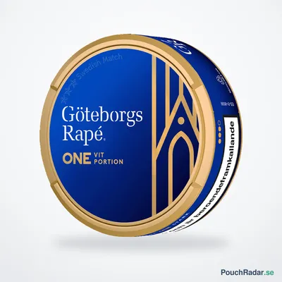 Göteborgs Rapé ONE Vit Portion Stark