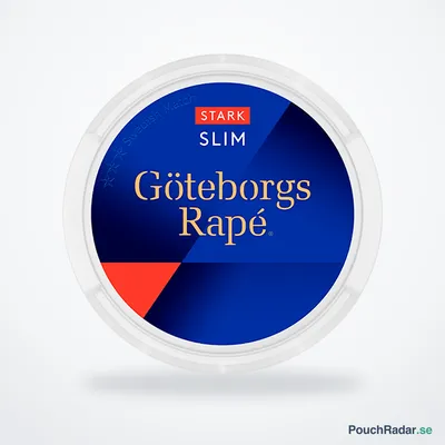 Göteborgs Rapé Slim White Portion Stark