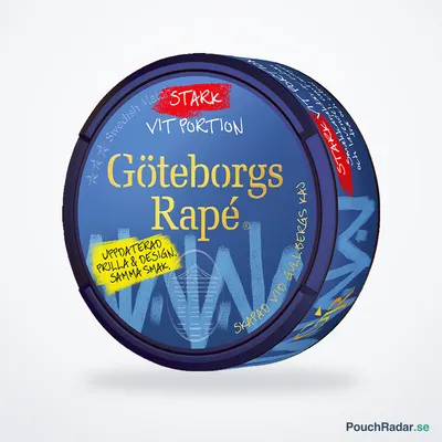 Göteborgs Rapé Stark Vit Portion