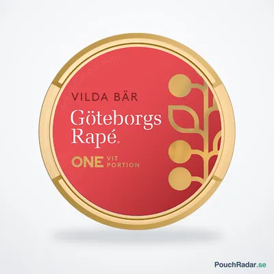 Göteborgs Rapé ONE Vilda Bär Vit Portion
