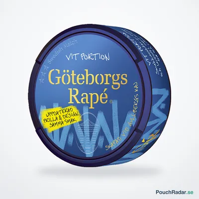 Göteborgs Rapé Vit Portion