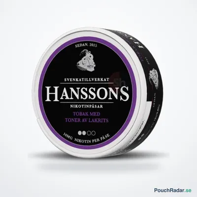 Hanssons Tobak & Lakrits Vitt Snus