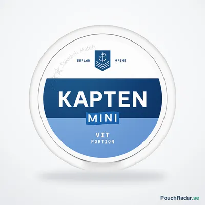 Kapten Mini Vit Portion