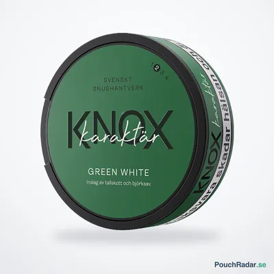 Knox Karaktär Green White Portion