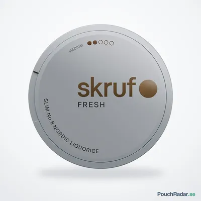 Skruf No. 08 Nordic Liquorice Slim White Portion