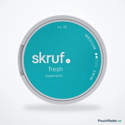 Skruf No. 10 Fresh Mint Superslim