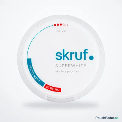 Skruf Superwhite No. 53 Fresh Mint Strong Slim