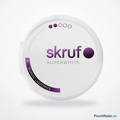 Skruf Super White No. 56 Nordic Liquorice