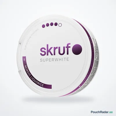 Skruf Super White No. 58 Nordic Liquorice Stark