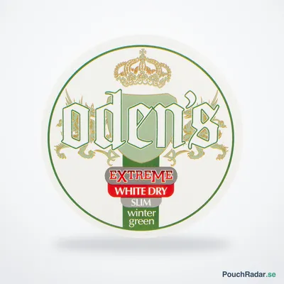 Odens Extreme Wintergreen Slim White Dry