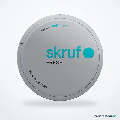 Skruf Fresh No.02 Slim White Mint Medium