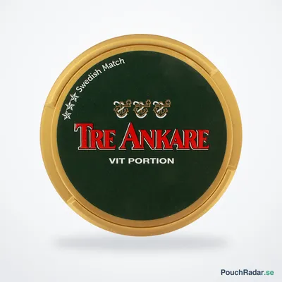 Tre Ankare White Portionssnus