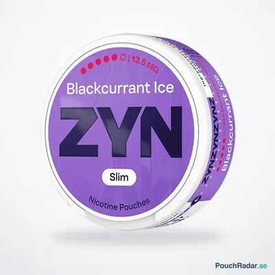 ZYN Blackcurrant Ice Slim Super Strong 13,5mg