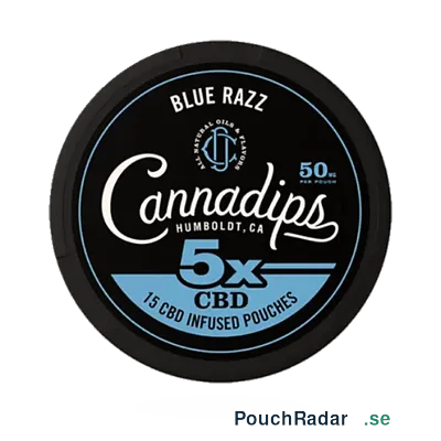 Cannadips Blue Razz X5 CBD