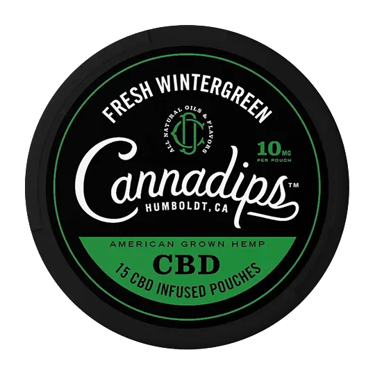 Cannadips Fresh Wintergreen 50mg CBD