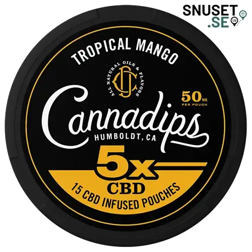 Cannadips Tropical Mango 50mg CBD