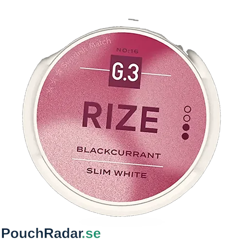 G3 RIZE Blackcurrant Slim White