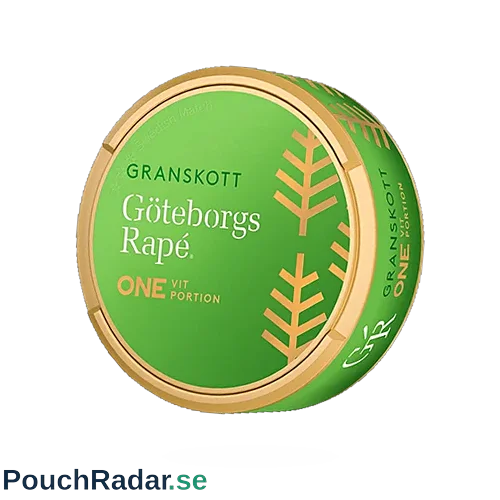 Göteborgs Rapé ONE Granskott Vit Portion