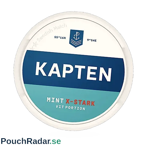 Kapten Mint X-Stark Vit Portion