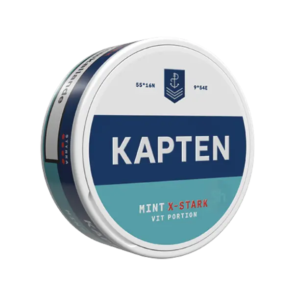 Kapten Vit Lakrits Minisnus