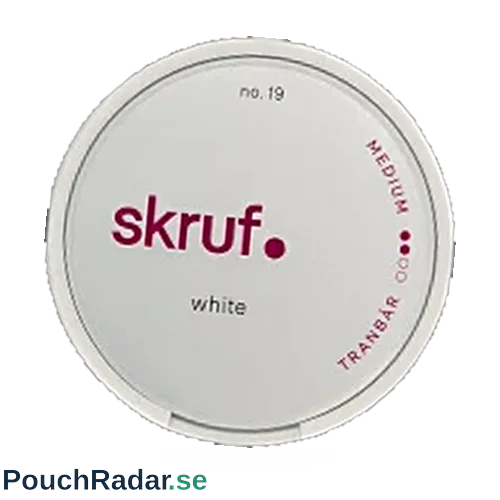 Skruf No. 19 Tranbär Medium White