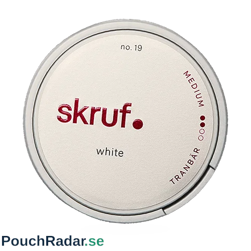 Skruf No. 19 Tranbär White Portion