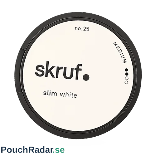Skruf No. 25 Original Slim White Portion