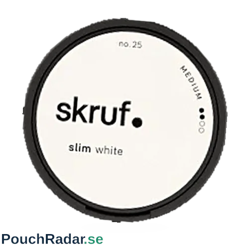 Skruf No. 25 Medium Slim White