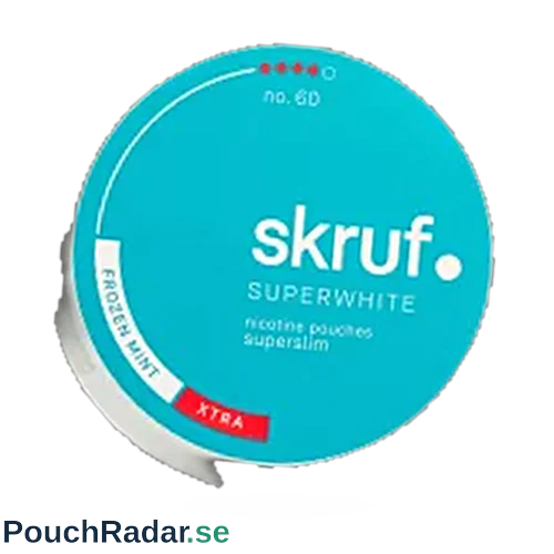 Skruf Superwhite No. 60 Frozen Mint Xtra Strong Superslim
