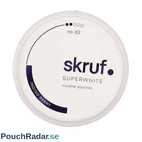 skruf SUPERWHITE no 62 Indigo Berry