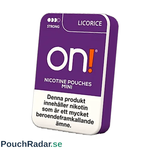 On! Licorice Mini Strong