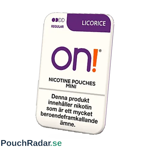 On! Licorice Mini Regular