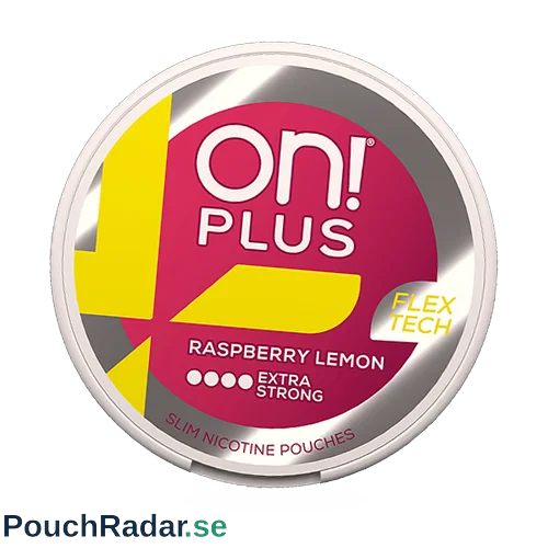 on! Plus Raspberry Lemon Extra Strong
