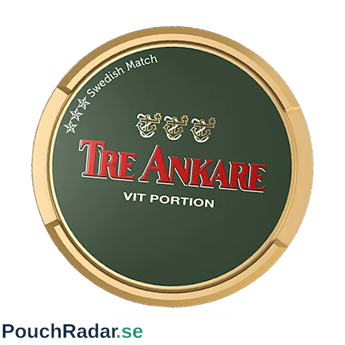 Tre Ankare White Portionssnus