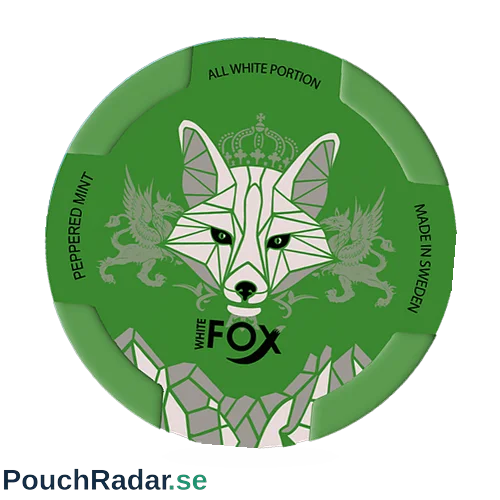White Fox Peppered Mint Slim Extra Strong