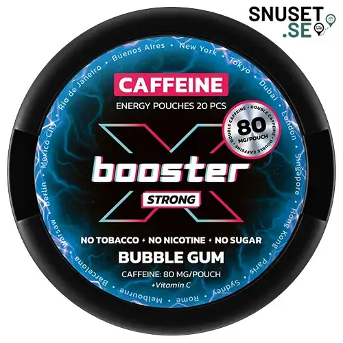 X-Booster Bubble Gum Strong Koffein Snus