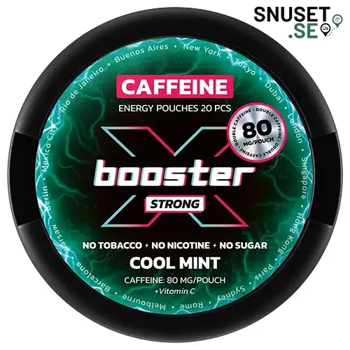 X-Booster Cool Mint Strong Slim Koffein Snus