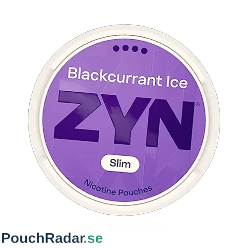 ZYN Blackcurrant Ice Slim Extra Strong